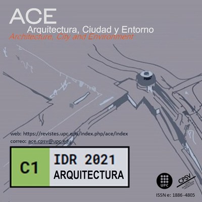 ACE: Architecture, City and Environment at number 1 in the DIALNET ranking