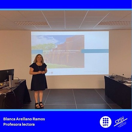 New Lecturer position, Blanca Arellano Ramos