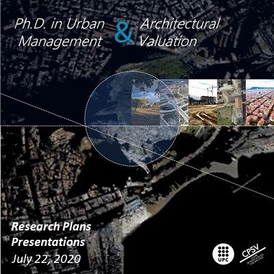 Presentation 2019-2020 of the Research Plans of the Urban and Architectural Management and Valuation Doctorate