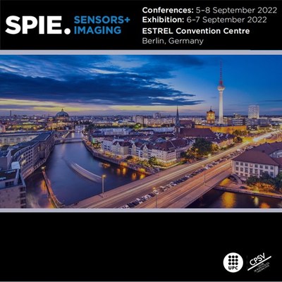 Participación del CPSV en SPIE. SENSORS+IMAGING 2022