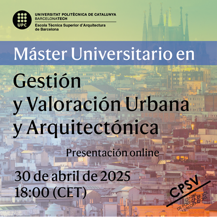 Sesión informativa GVUA del MBArch, 2025-2026